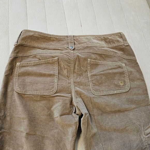 Athleta Corduroy Velvet Outdoor Pants Jeans Women Size 12P - Picture 9 of 14